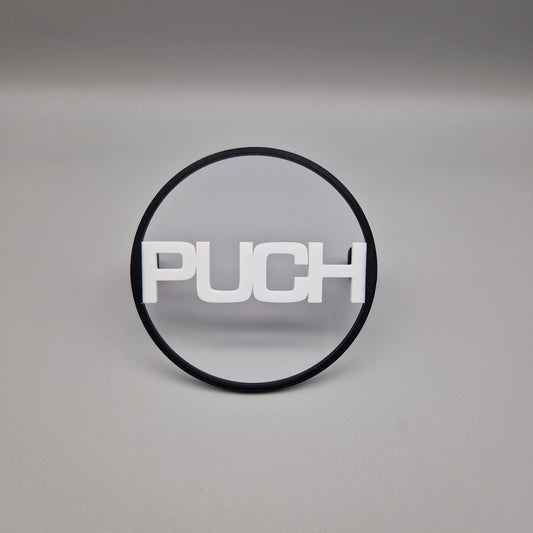 Puch Schrift Lichtgitter