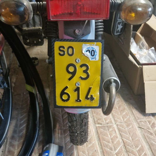 Kennzeichenhalter Carbonlook