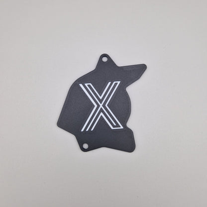 Ritzelabdeckung FlairX Logo Beta Fantic montiert – 3D-Druck in Wunschfarbe