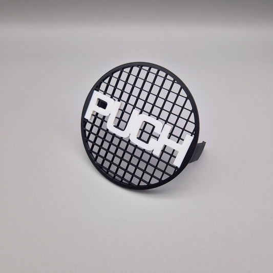 Puch Schrift Lichtgitter mit Gitter