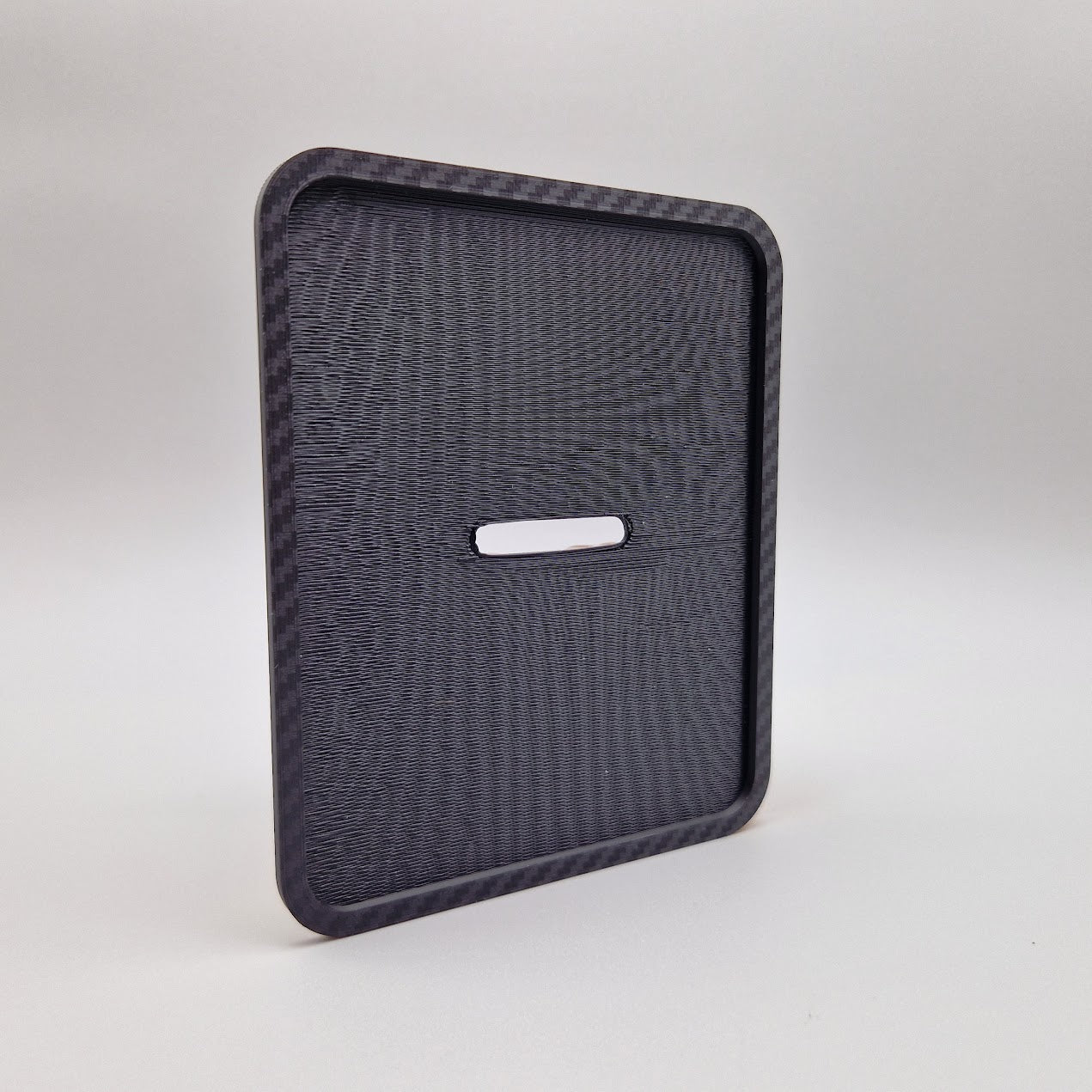 Carbonlook Kennzeichenhalter DE Mofa – universell für deutsche Kennzeichen, dezenter Carbon-Look 3D-Druck