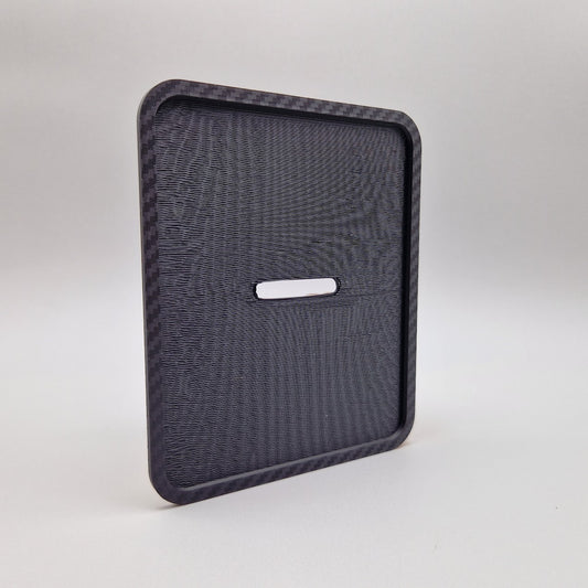 Carbonlook Kennzeichenhalter DE Mofa – universell für deutsche Kennzeichen, dezenter Carbon-Look 3D-Druck