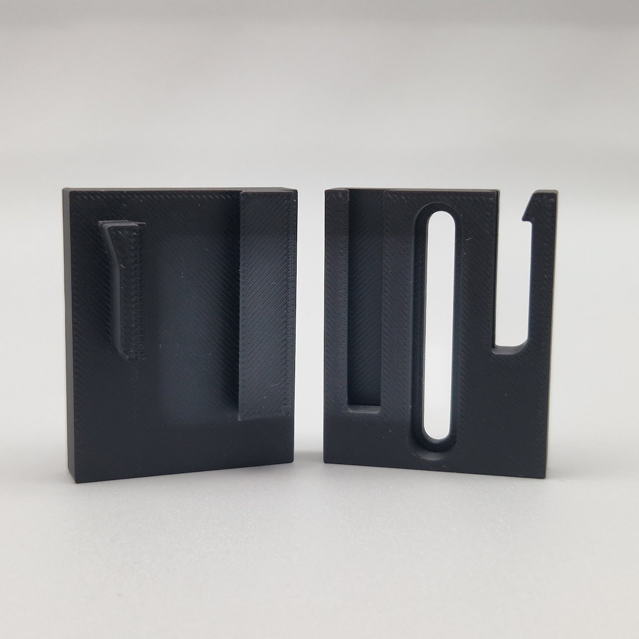 Abnehmbarer Kennzeichenhalter DE Mofa Seitenansicht – 3D-Druck Snap-Fit für DE Kennzeichen ohne Werkzeug