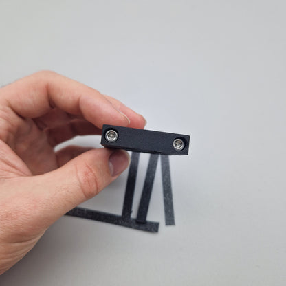 Cap Holder Mofa Lenker montiert – PLA-CF 3D-gedruckt universell 22mm
