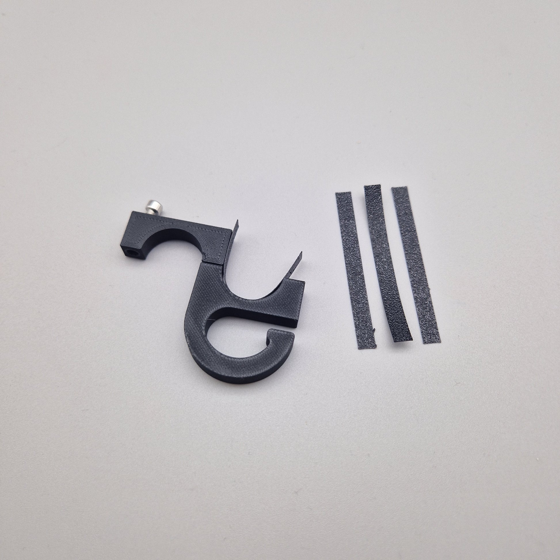 Cap Holder 22mm Mofa Lenker Seitenansicht – PLA-CF 3D-gedruckt mit M4 Schrauben